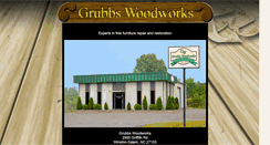 Desktop Screenshot of grubbswoodworks.com